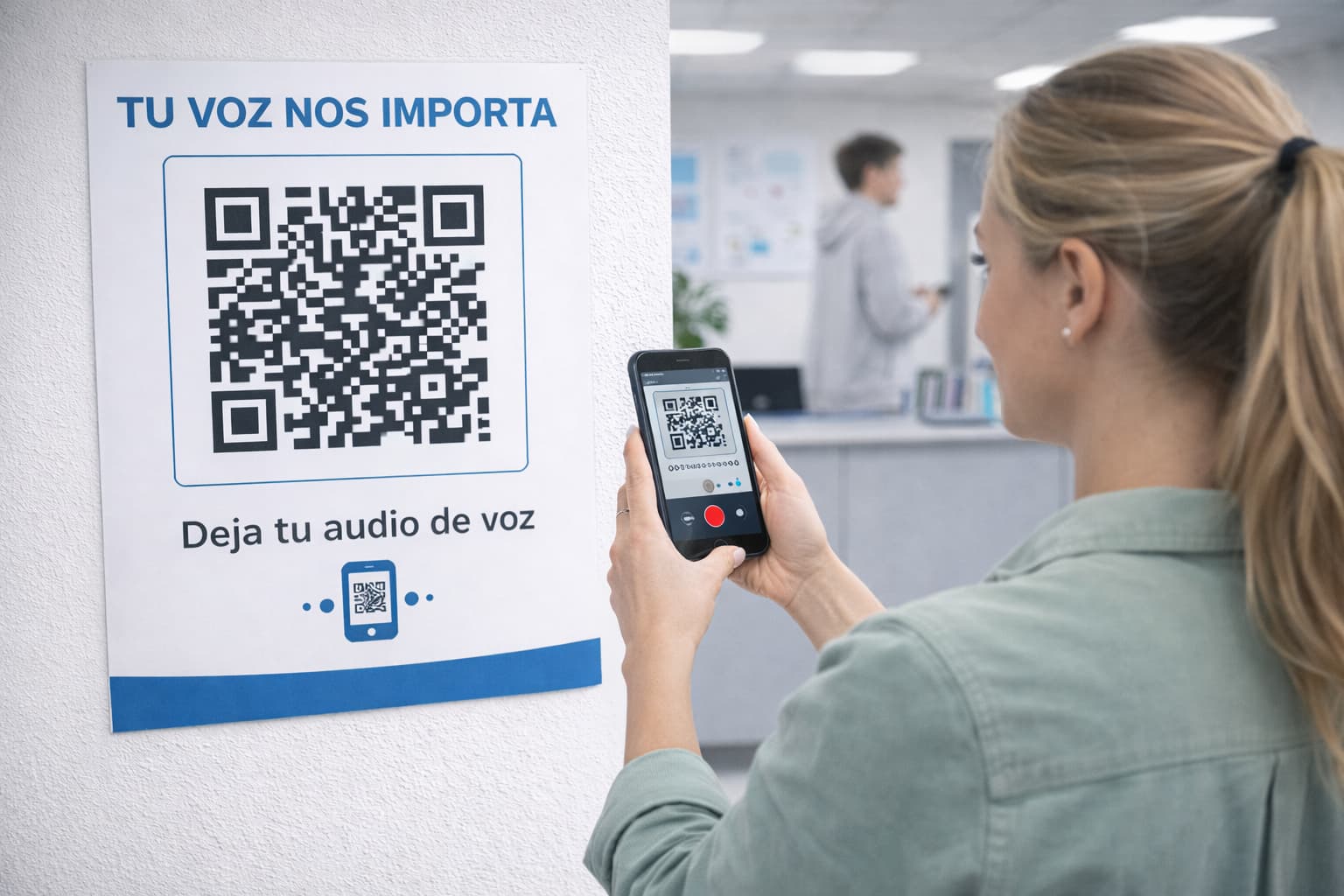 Por qué usar QR de VOZ para capturar feedback